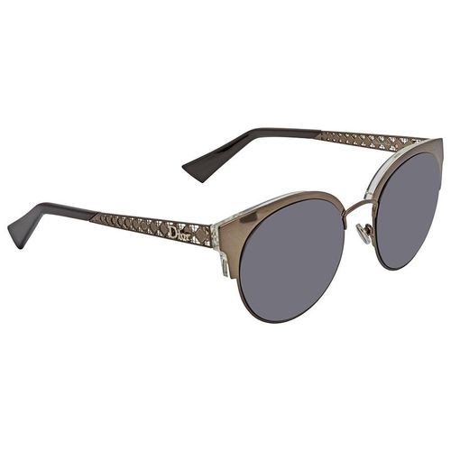Kính Mát Dior Diorama Mini Gray Blue Cat Eye Ladies Sunglasses DIORAMAMINI 0807 54